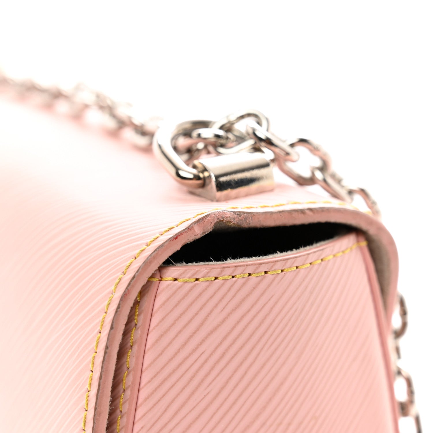 Louis Vuitton Epi Twist Shoulder Bag MM Rose Ballerine 10 of 11
