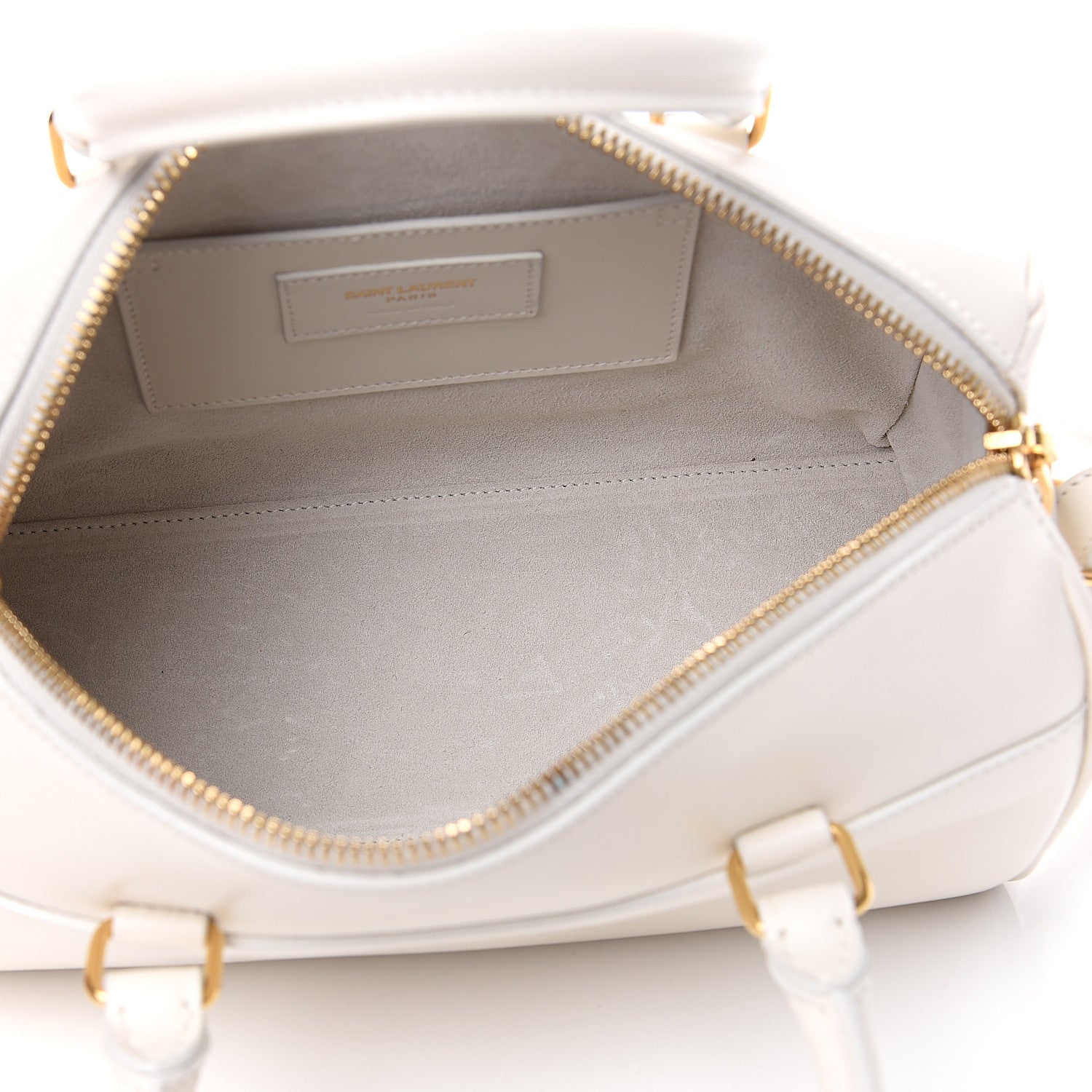 Saint Laurent Calfskin Classic Baby Duffle Porcellana 4 of 8