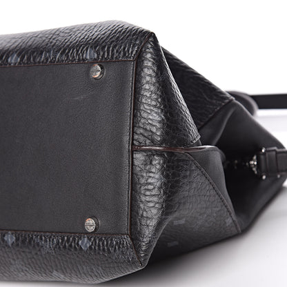 MCM Visetos Large Tote Black 10 of 17