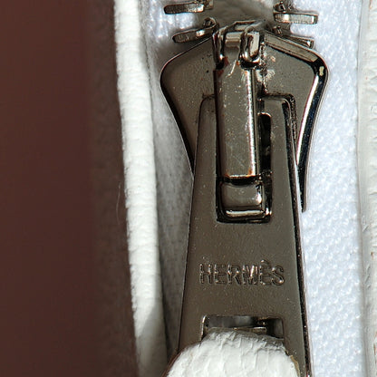 Hermes Togo Eclat Birkin 40 Sanguine and Blanc 23 of 23