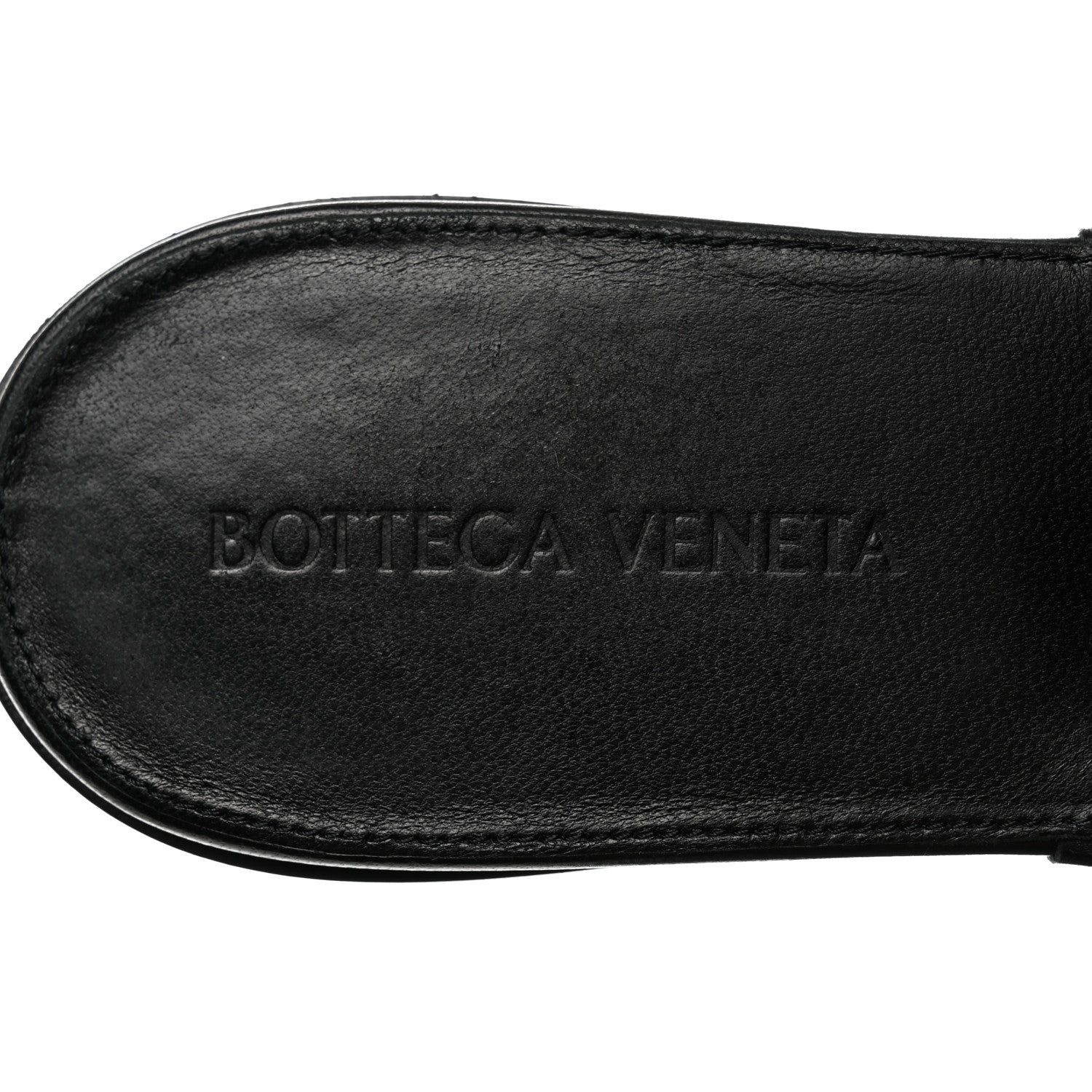 Bottega Veneta Nappa Quilted Rubber Lido Flat Sandals 37 Black 7 of 8