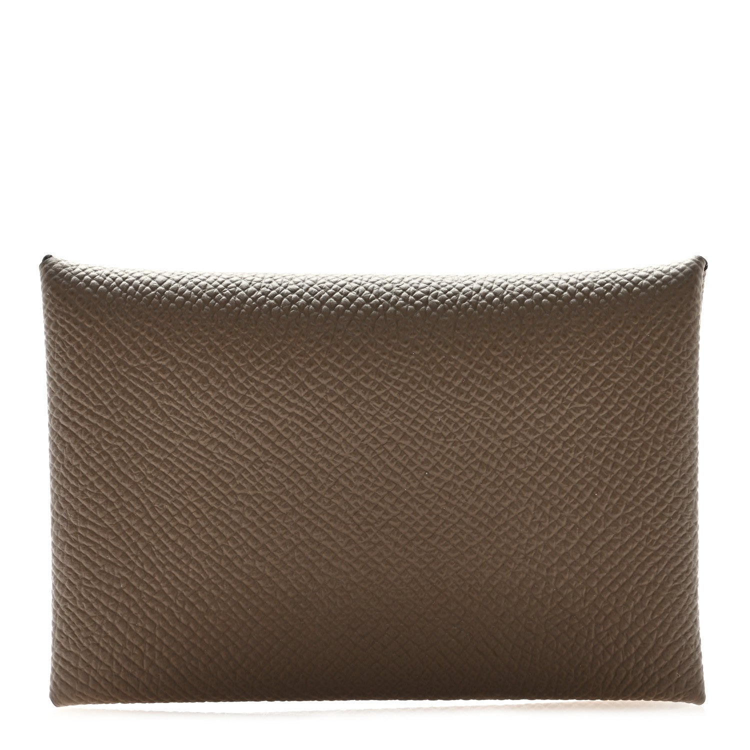 Hermes Epsom Calvi Card Case Etoupe 1 of 6