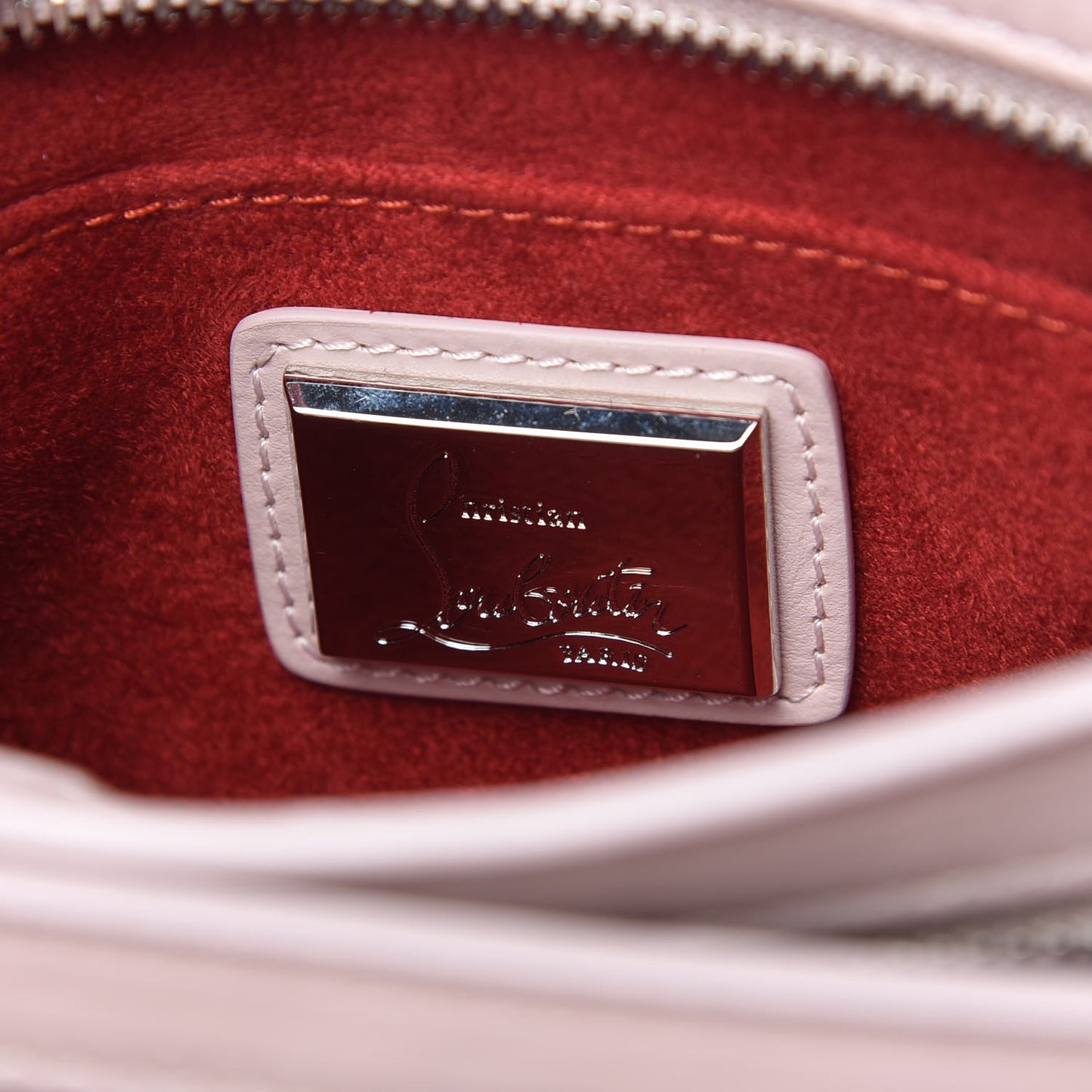 Calfskin Spiked Tribouli Crossbody Ballerina
