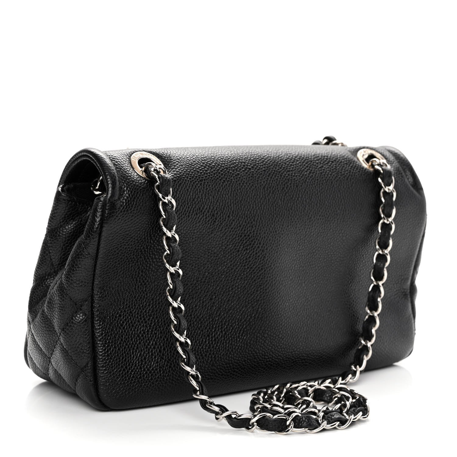 Chanel Caviar Medium Timeless CC Flap Navy Blue 2 of 9