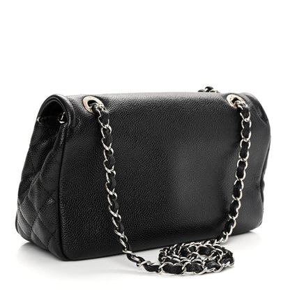 Chanel Caviar Medium Timeless CC Flap Navy Blue 2 of 9