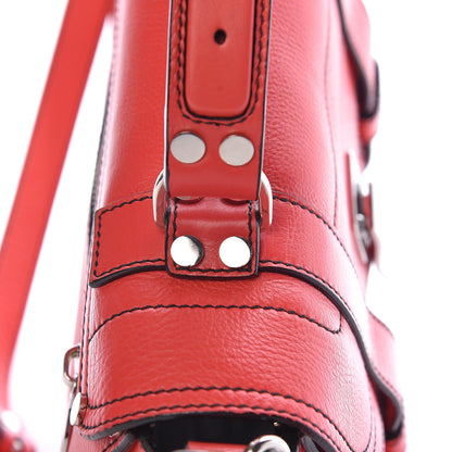 Proenza Schouler Grainy Calfskin Tiny PS1 Satchel Geranium 10 of 13