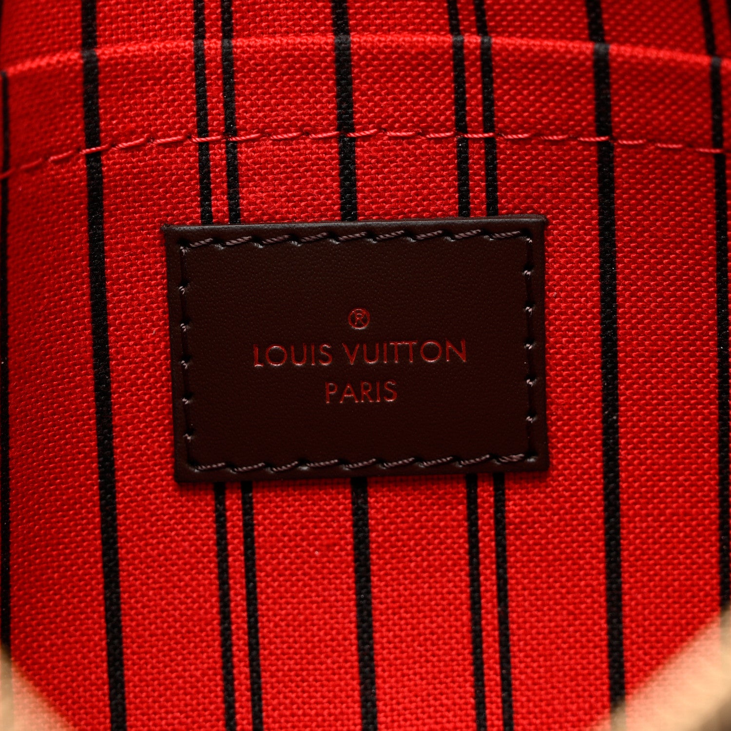 Louis Vuitton Damier Ebene Neverfull MM GM Pochette 6 of 6