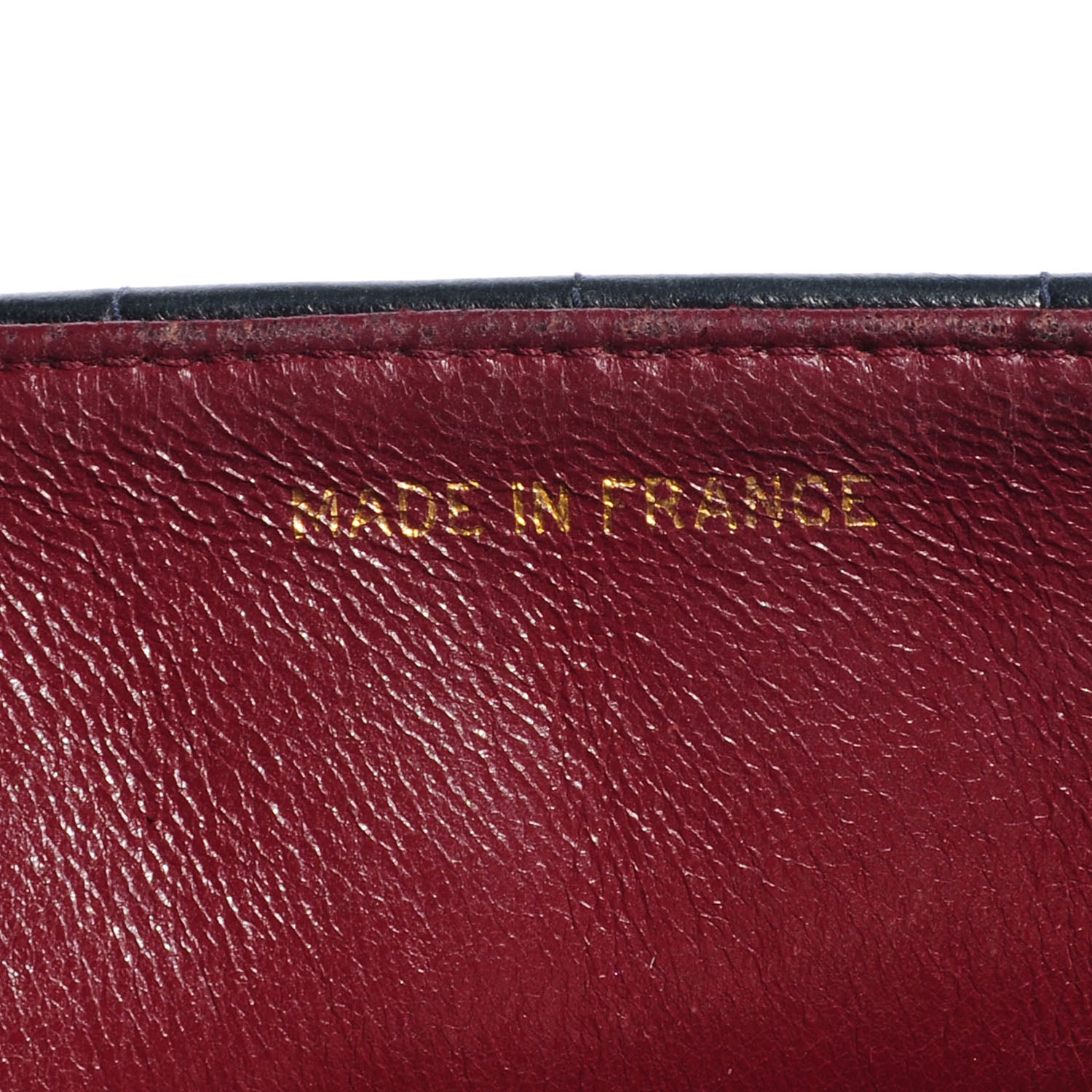 Chanel Lambskin Chevron Small Single Flap Navy Blue 9 of 10