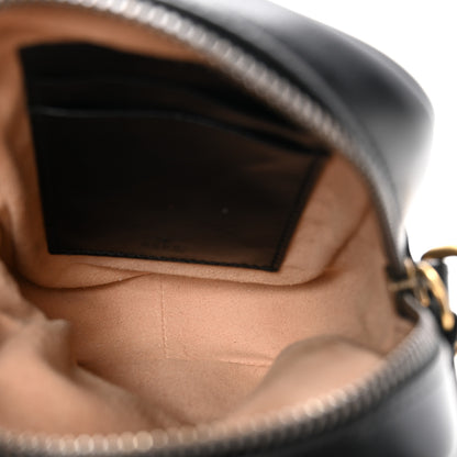 Gucci Calfskin Matelasse Mini GG Marmont Crossbody Bag Black 5 of 11