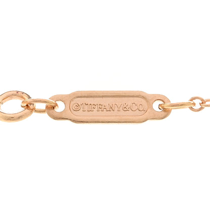 Tiffany 18K Rose Gold Small T Smile Pendant Necklace 4 of 5