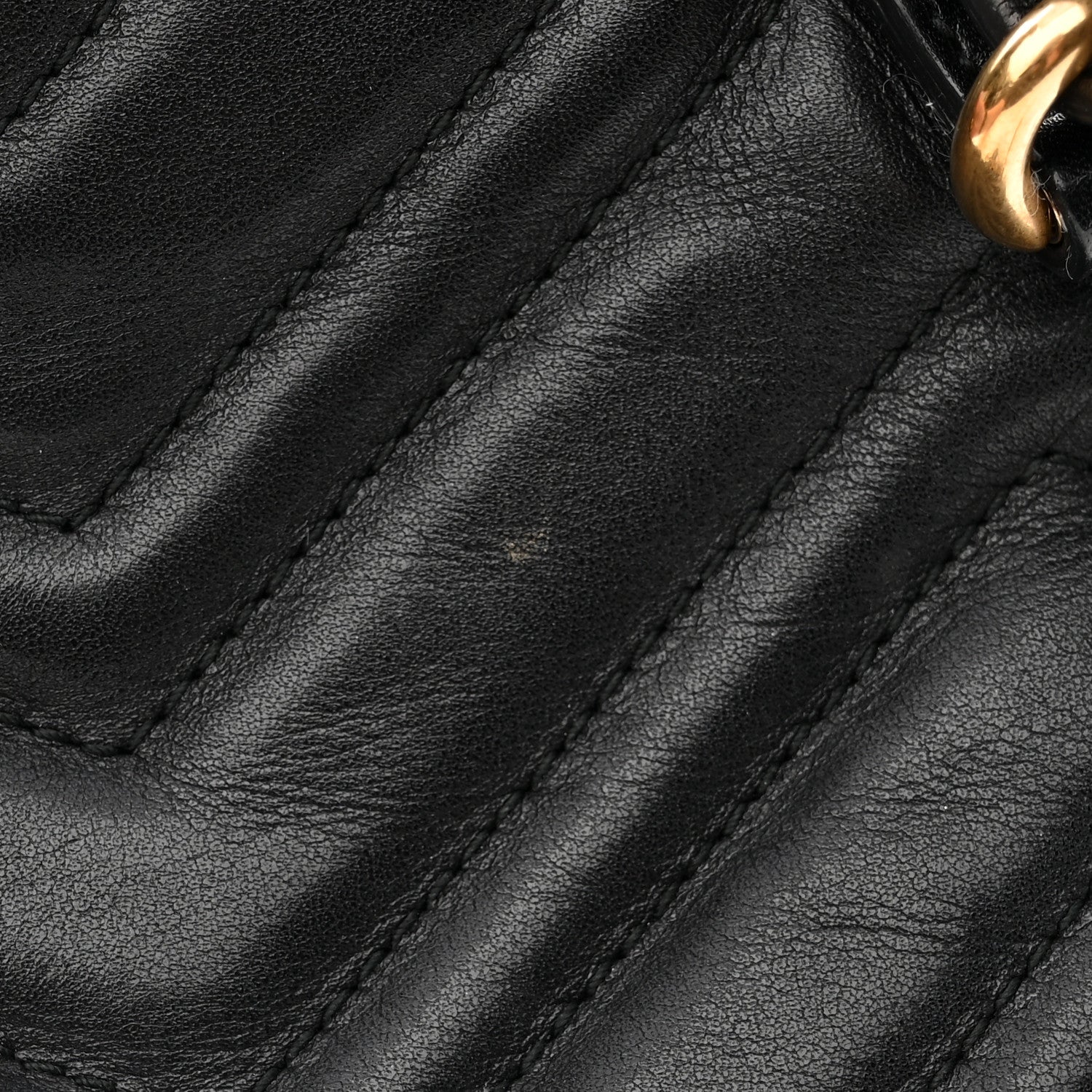 Gucci Calfskin Matelasse GG Marmont Flap Backpack Black 16 of 16