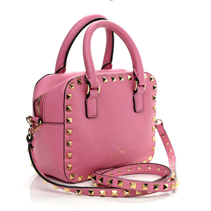 Valentino Garavani Vitello Mini Rockstud Convertible Satchel Ninphea 3 of 10