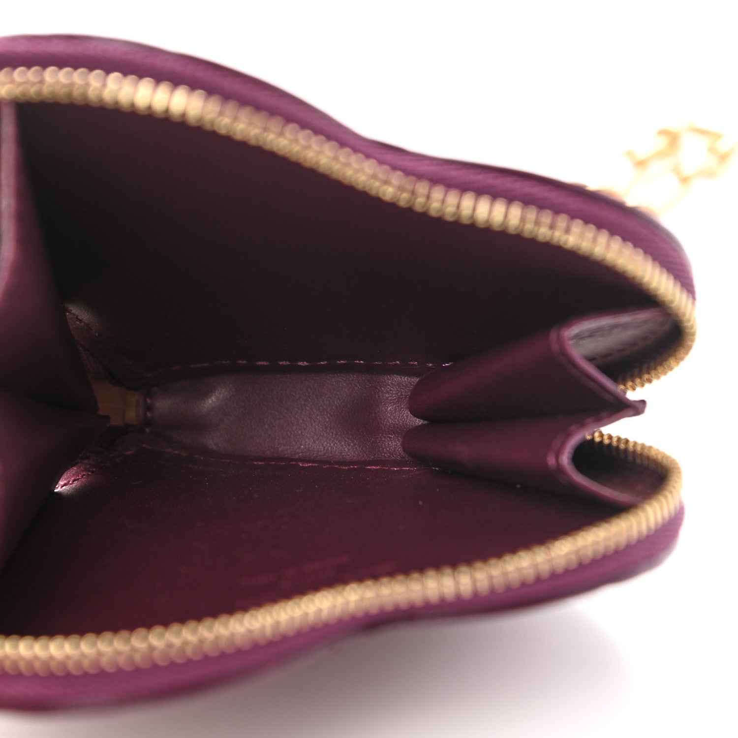 Louis Vuitton Vernis Coeur Heart Coin Purse Amarante 5 of 8