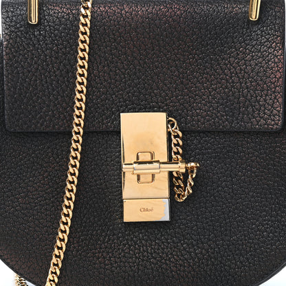 Chloe Grained Lambskin Mini Drew Shoulder Bag Black 7 of 10