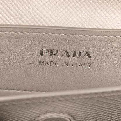 Prada Saffiano Cuir Medium Double Handle Tote Argilla 6 of 13