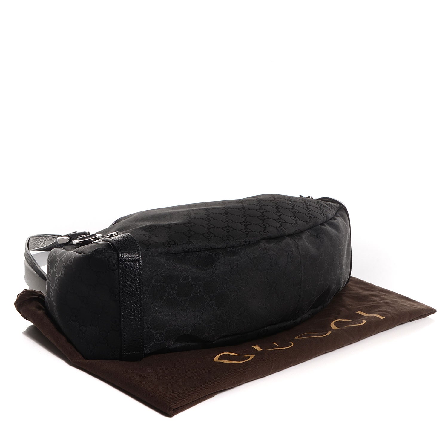 Gucci Monogram Medium Abbey Shoulder Bag Black 4 of 7