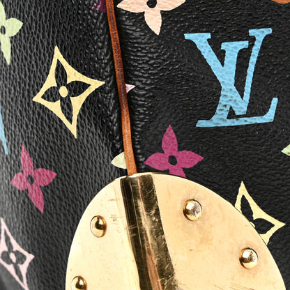 Louis Vuitton Monogram Multicolor Keepall 45 Black 10 of 11