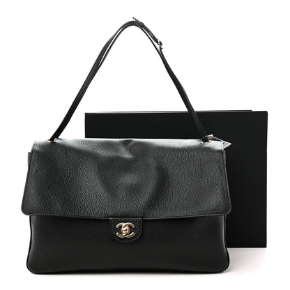 Chanel Grained Calfskin Souplissimo Maxi Flap Black 11 of 11