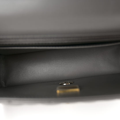 Chanel Lambskin Quilted Mini Rectangular Flap Dark Grey 5 of 11