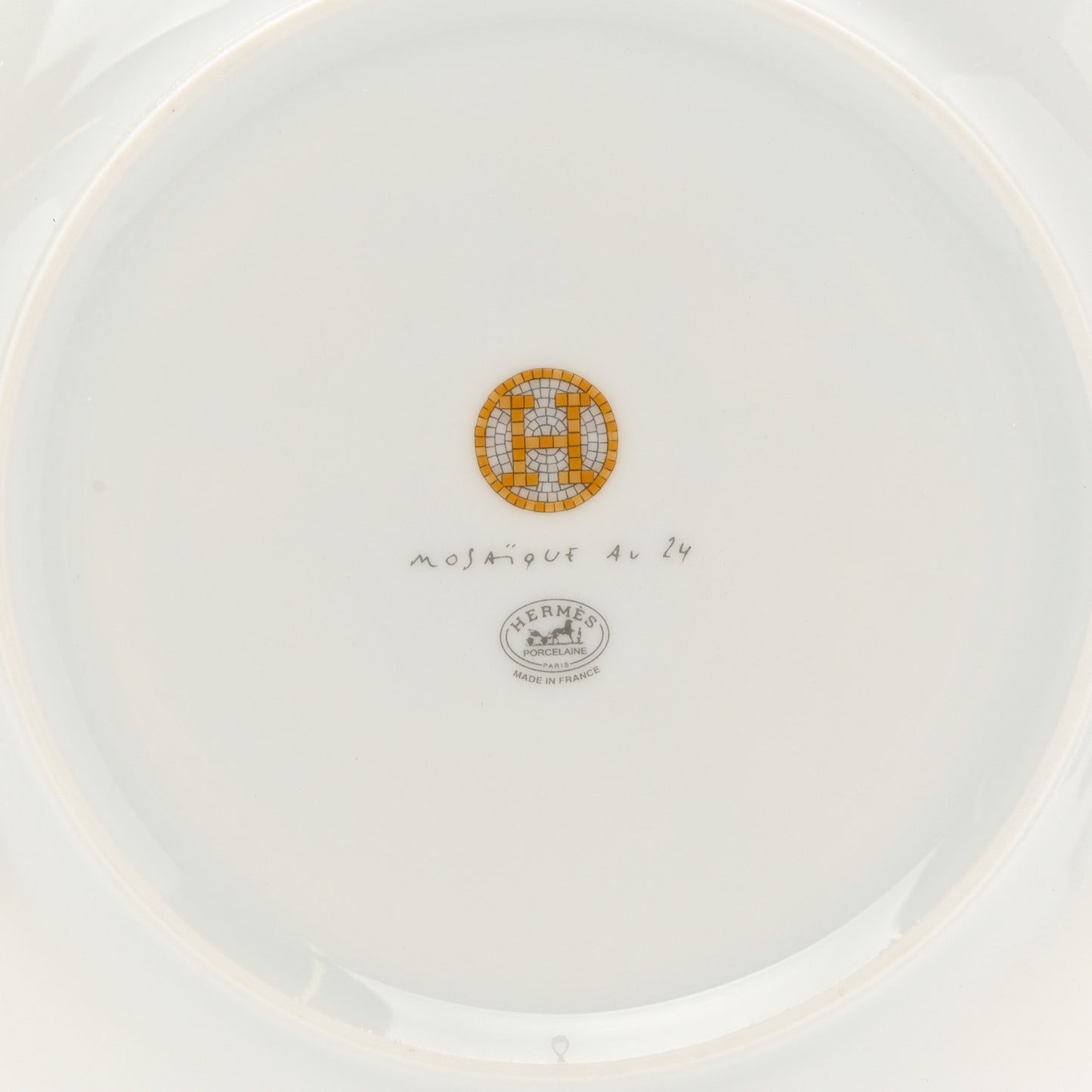 Porcelain Mosaique au 24 Dessert Plate Set of 2