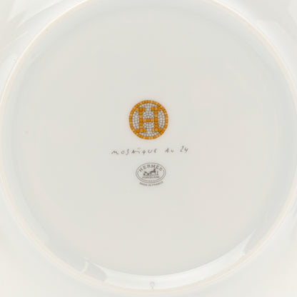 Hermes Porcelain Mosaique au 24 Dessert Plate Set of 2 5 of 8