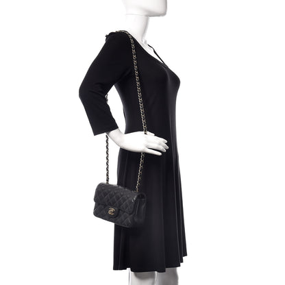 Chanel Caviar Quilted Mini Rectangular Flap Black 2 of 10