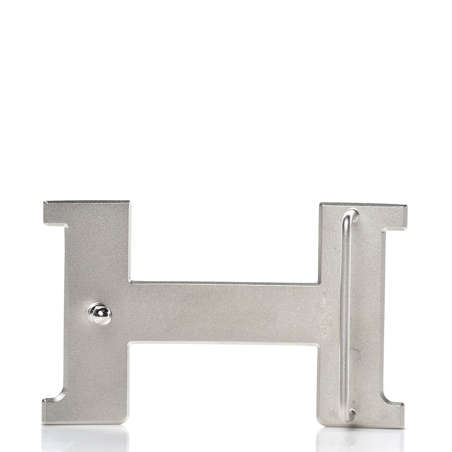 Hermes Constance 32mm Belt Buckle Silver 3 of 4