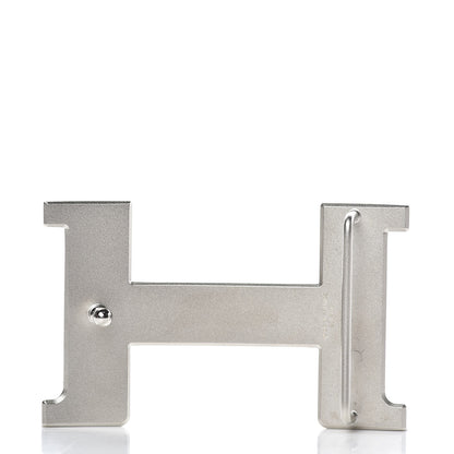 Hermes Constance 32mm Belt Buckle Silver 3 of 4