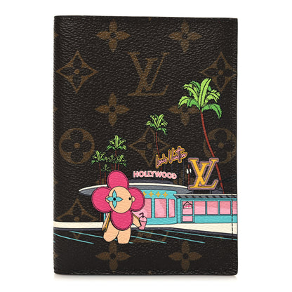 Louis Vuitton Monogram 2021 Christmas Animation Hollywood Passport Cover Fuchsia 1 of 7