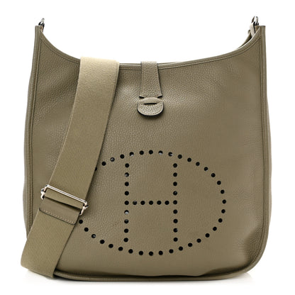 Hermes Taurillon Clemence Evelyne III GM Sauge 1 of 14