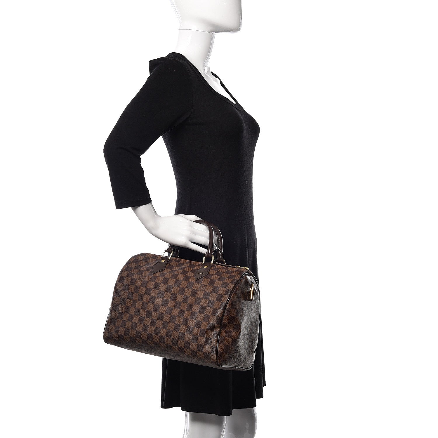 Louis Vuitton Damier Ebene Speedy 30 2 of 5