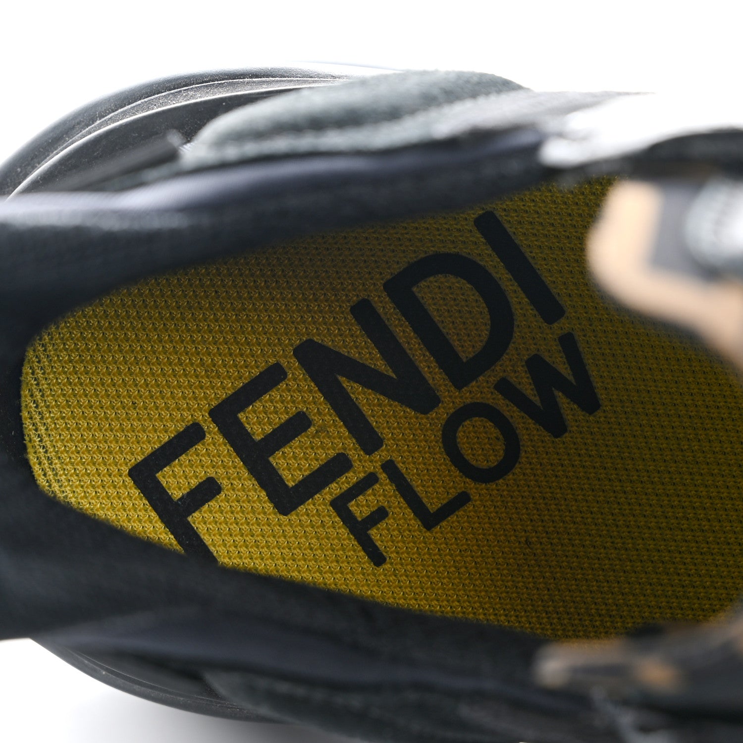 Fendi Nylon Lycra FF Mens Fendi Flow Low Top Sneakers 11 Black 7 of 8
