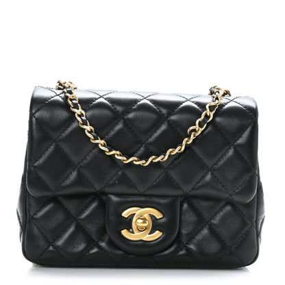 Chanel Lambskin Quilted Mini Pearl Crush Flap Black 1 of 10