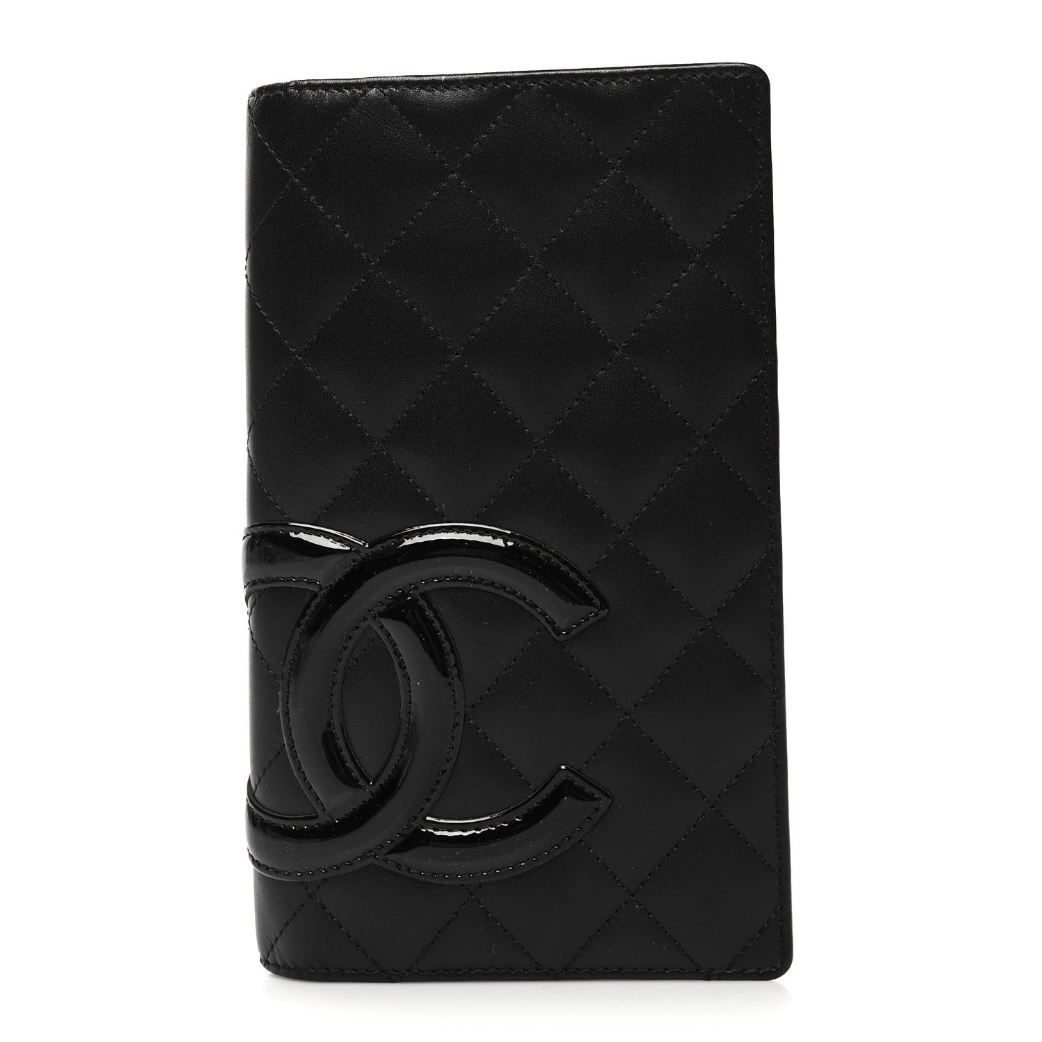 Chanel Calfskin Quilted Cambon Yen Wallet Black 1 of 10