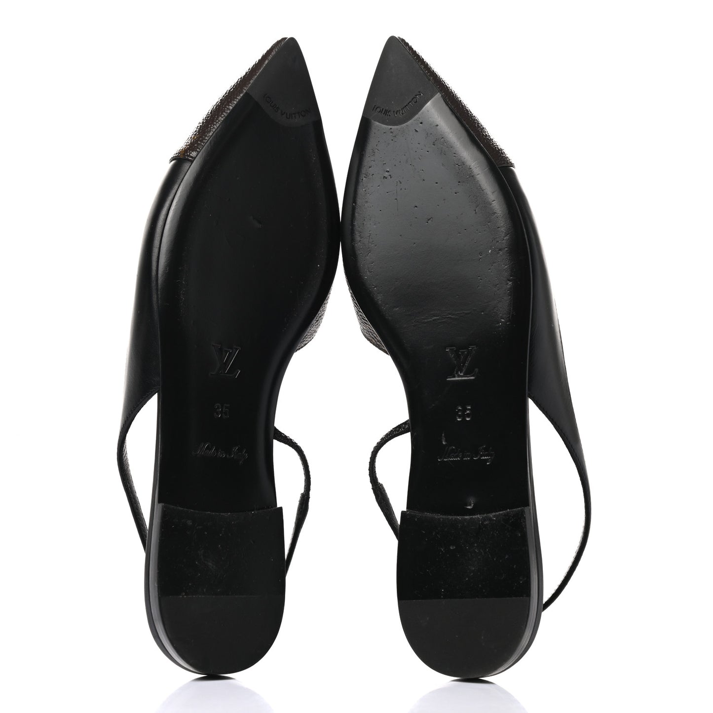 Patent Monogram Cherie Slingback Ballerina Flats 35