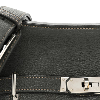 Hermes Taurillon Clemence Eclat Jypsiere 28 Etain Etoupe 11 of 11