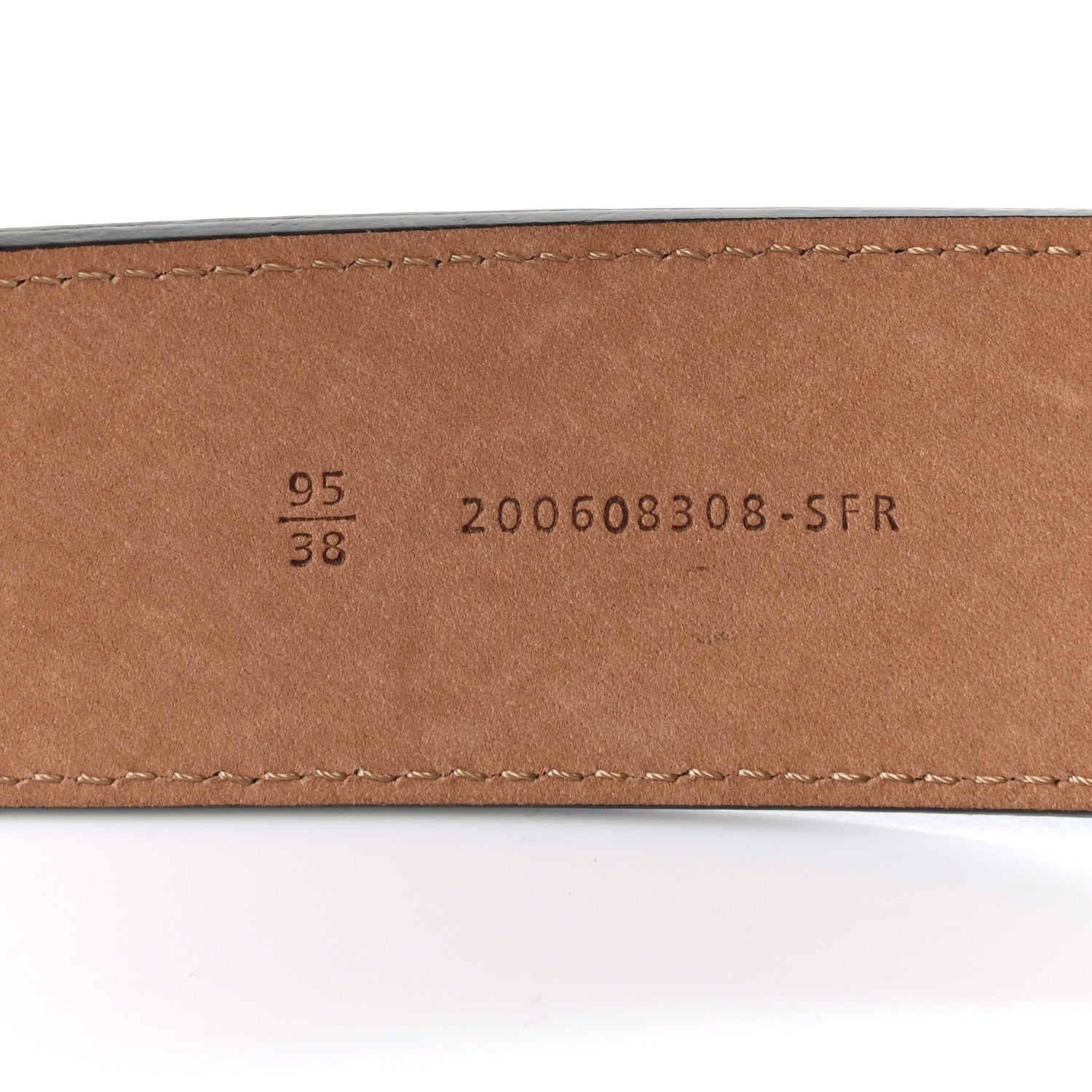 Fendi Cuoio Romano FF Buckle Belt 95 38 Black 5 of 5