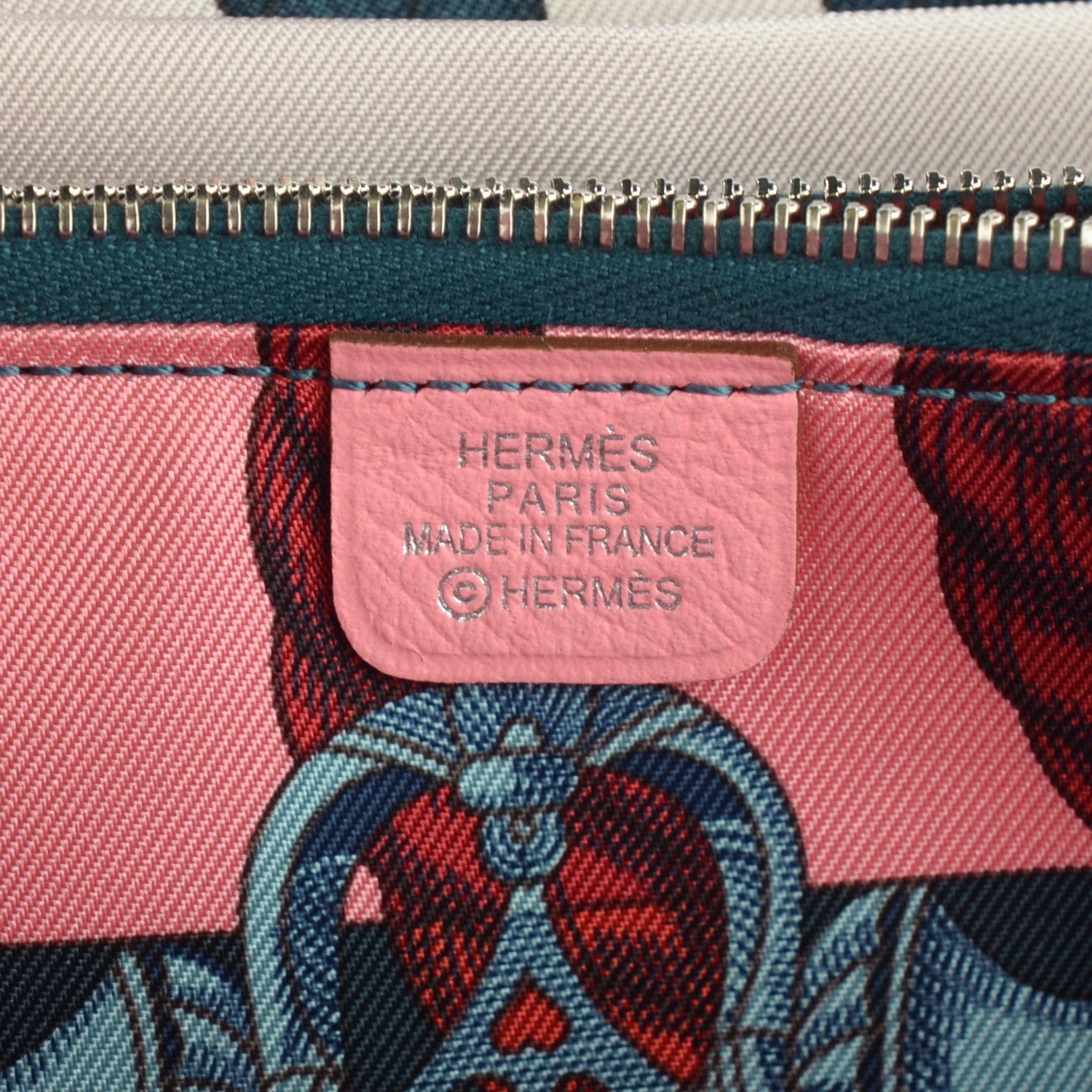 Hermes Epsom Silk'In Wallet Rose Confetti Colvert 7 of 9