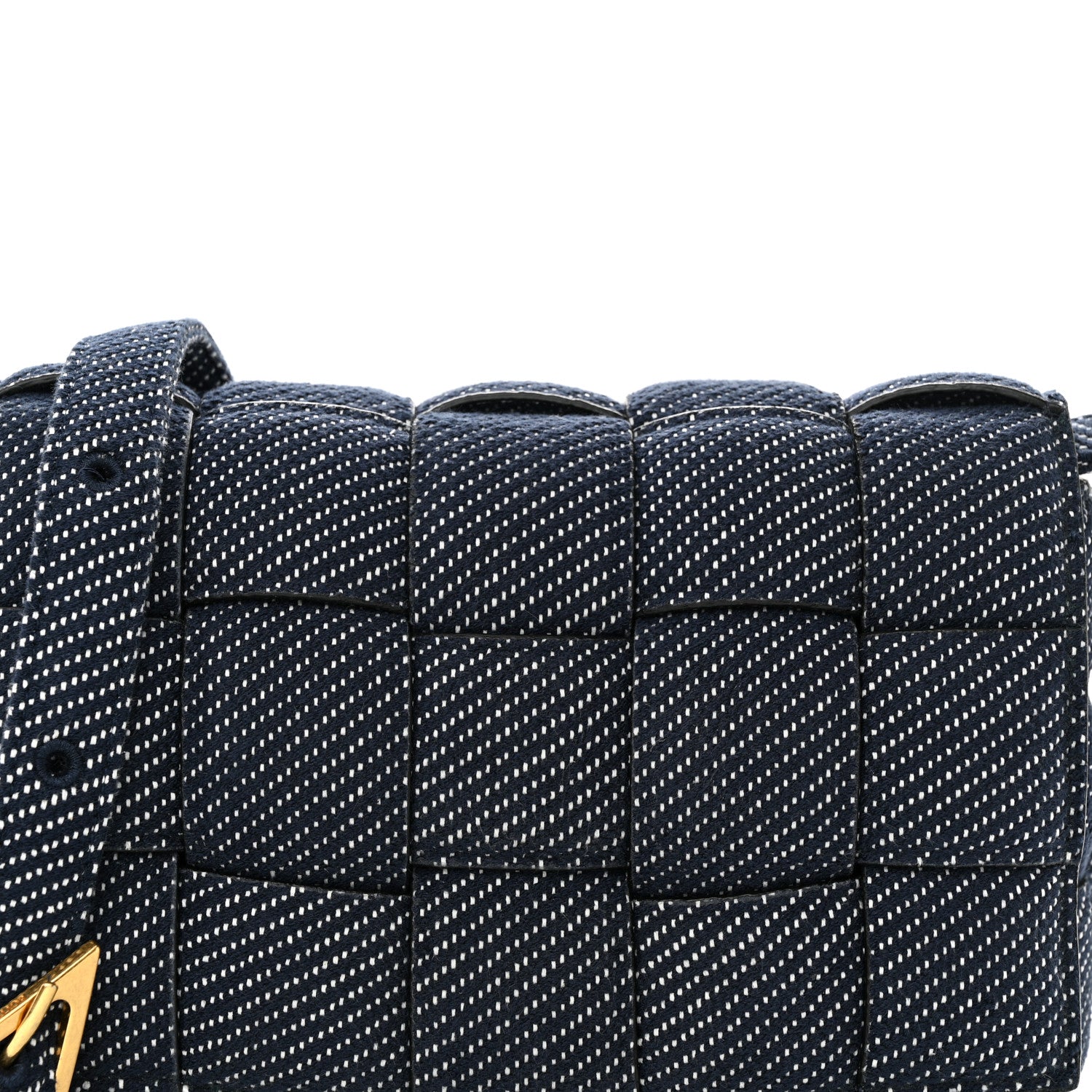 Bottega Veneta Denim Maxi Intrecciato Padded Cassette High Frequency Crossbody Bag Indigo 7 of 9