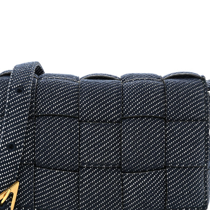Bottega Veneta Denim Maxi Intrecciato Padded Cassette High Frequency Crossbody Bag Indigo 7 of 9