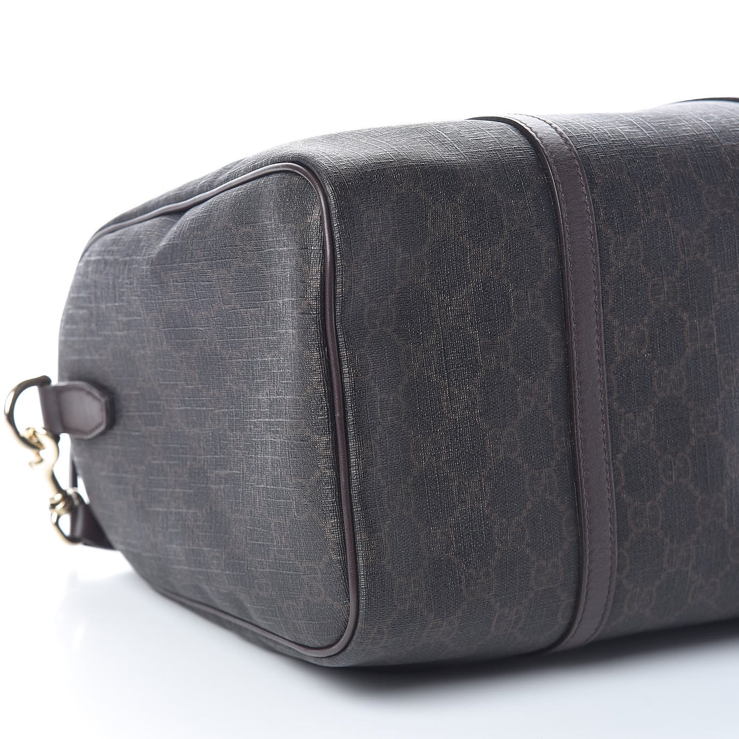 GG Supreme Monogram Medium Nice Boston Dark Brown