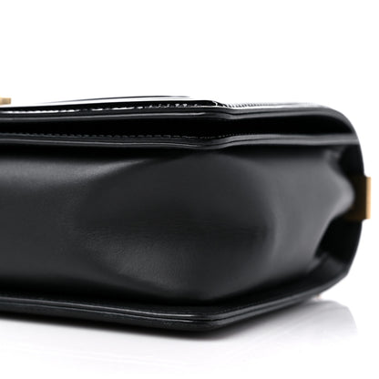 Chanel Patent Calfskin Quilted New Medium Boy Flap Black 9 of 15