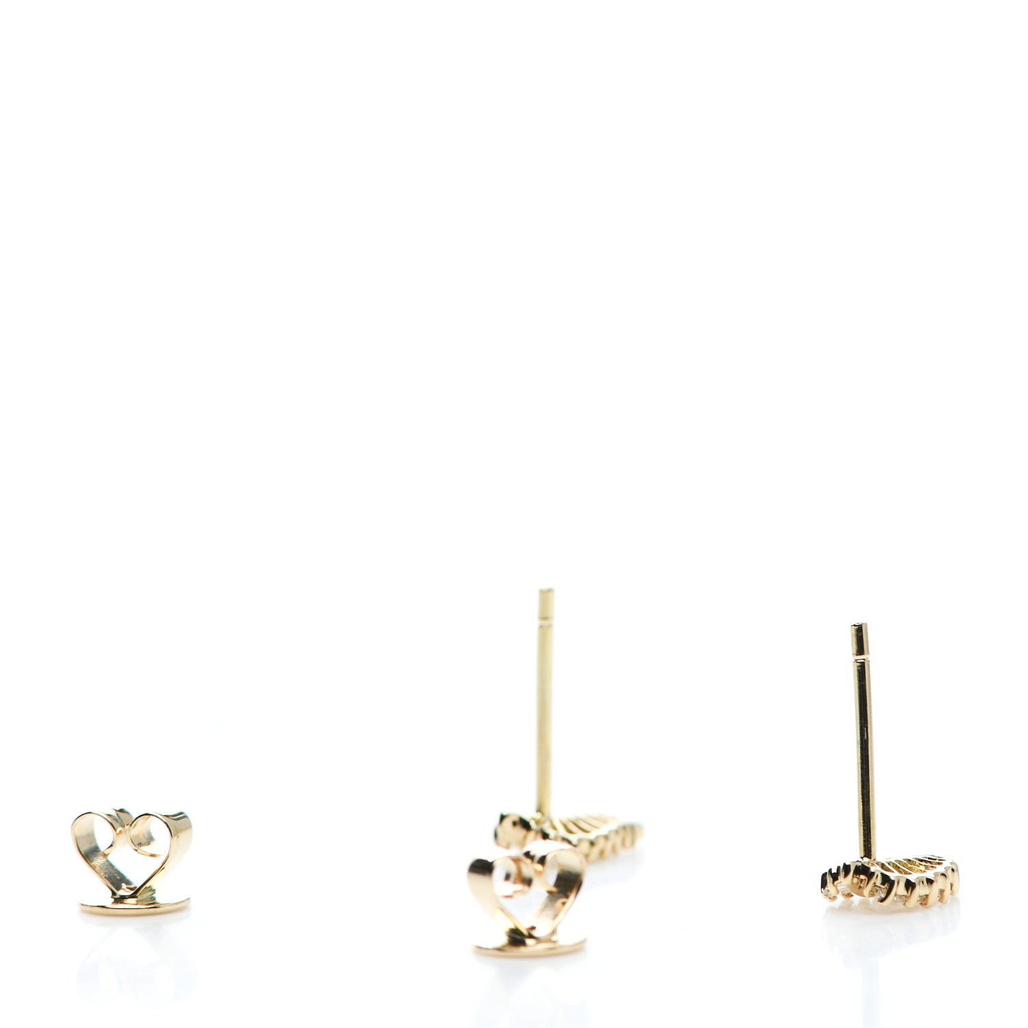 Anita Ko 18K Yellow Gold Diamond Palm Leaf Stud Earrings 3 of 5