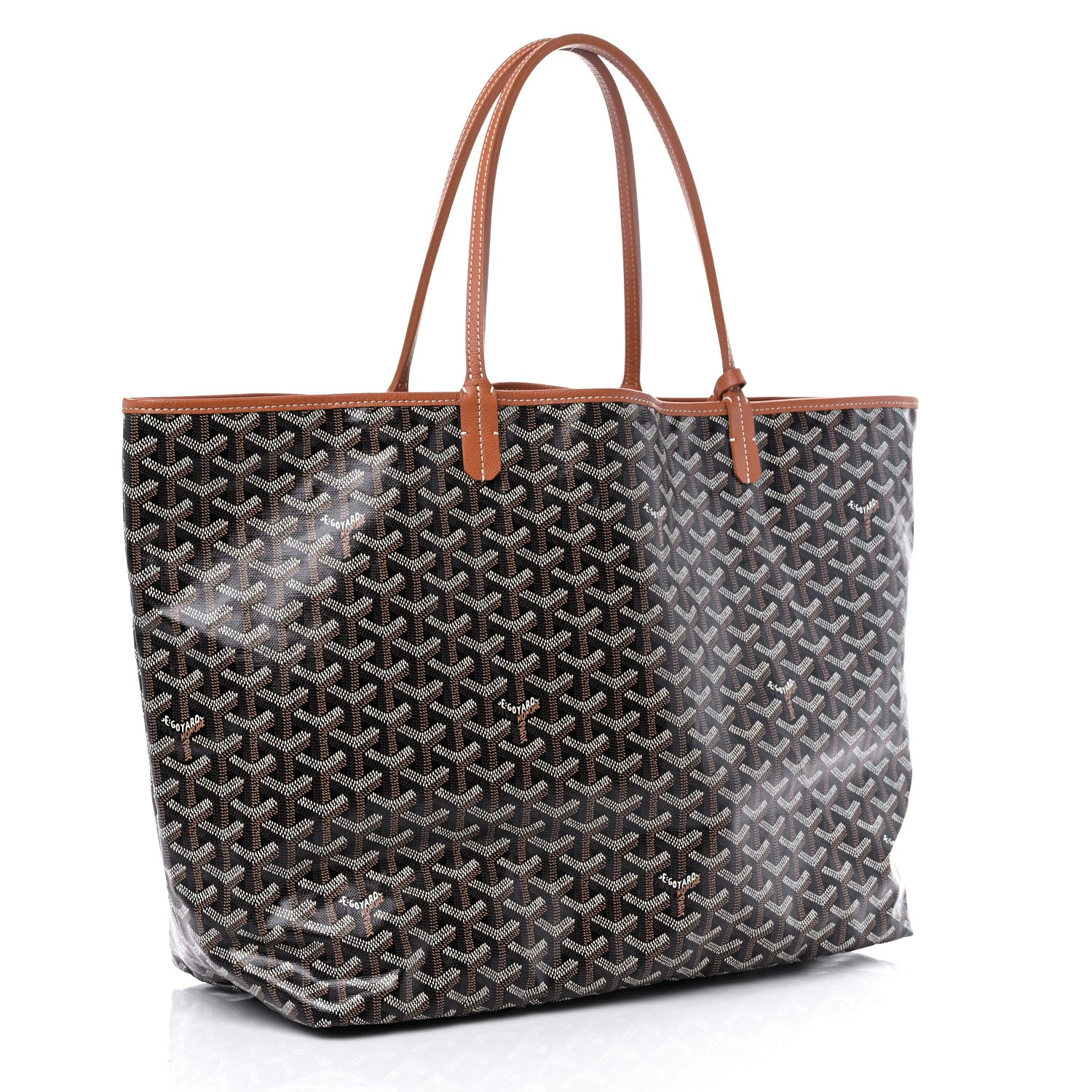Goyard Goyardine Saint Louis GM Black Gold 3 of 9