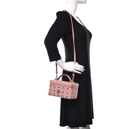MCM Visetos Vanity Case Soft Pink 2 of 9