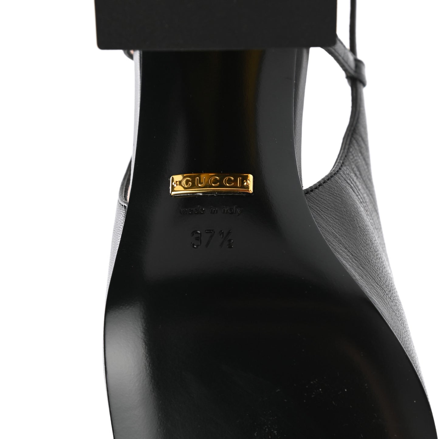 Malaga Kid Horsebit 75mm Slingback Pumps 37.5 Black