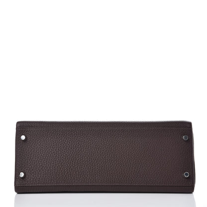 Hermes Togo Kelly Retourne 32 Chocolate 6 of 35