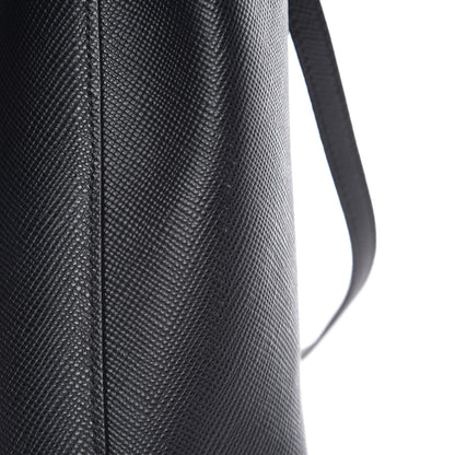 Prada Saffiano Cuir Medium Double Bag Black 11 of 18
