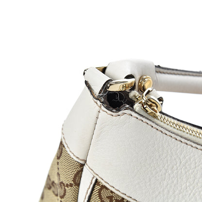 Gucci Monogram Large D Gold Hobo Off White 14 of 14