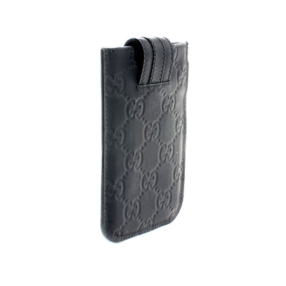 Gucci Leather Guccissima iPhone 3 and 4 Case Black 3 of 5
